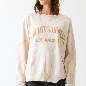 PACSUN Pacific Sunwear Los Angeles crewneck sweatshirt tie dye size S